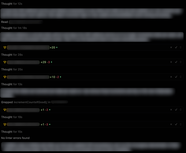 Cursor agent output from an internal bug-fixing bot